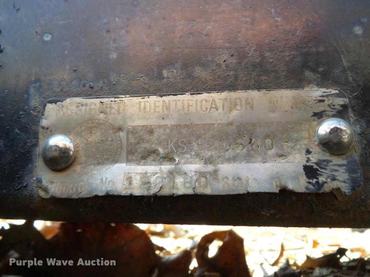 image for item J1552 2002 homemade utility trailer