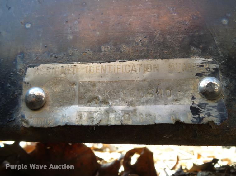 image for item J1552 2002 homemade utility trailer