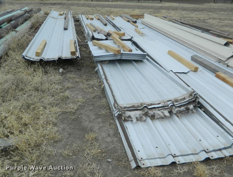image for item K2682 18,965 square feet of metal siding