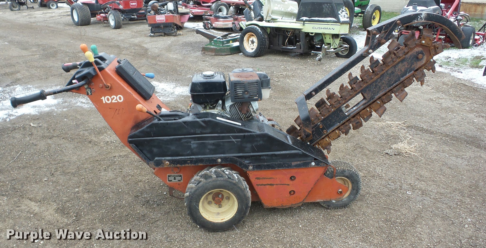 1995 Ditch Witch 1020 trencher in Iola, KS | Item AG9026 sold | Purple Wave
