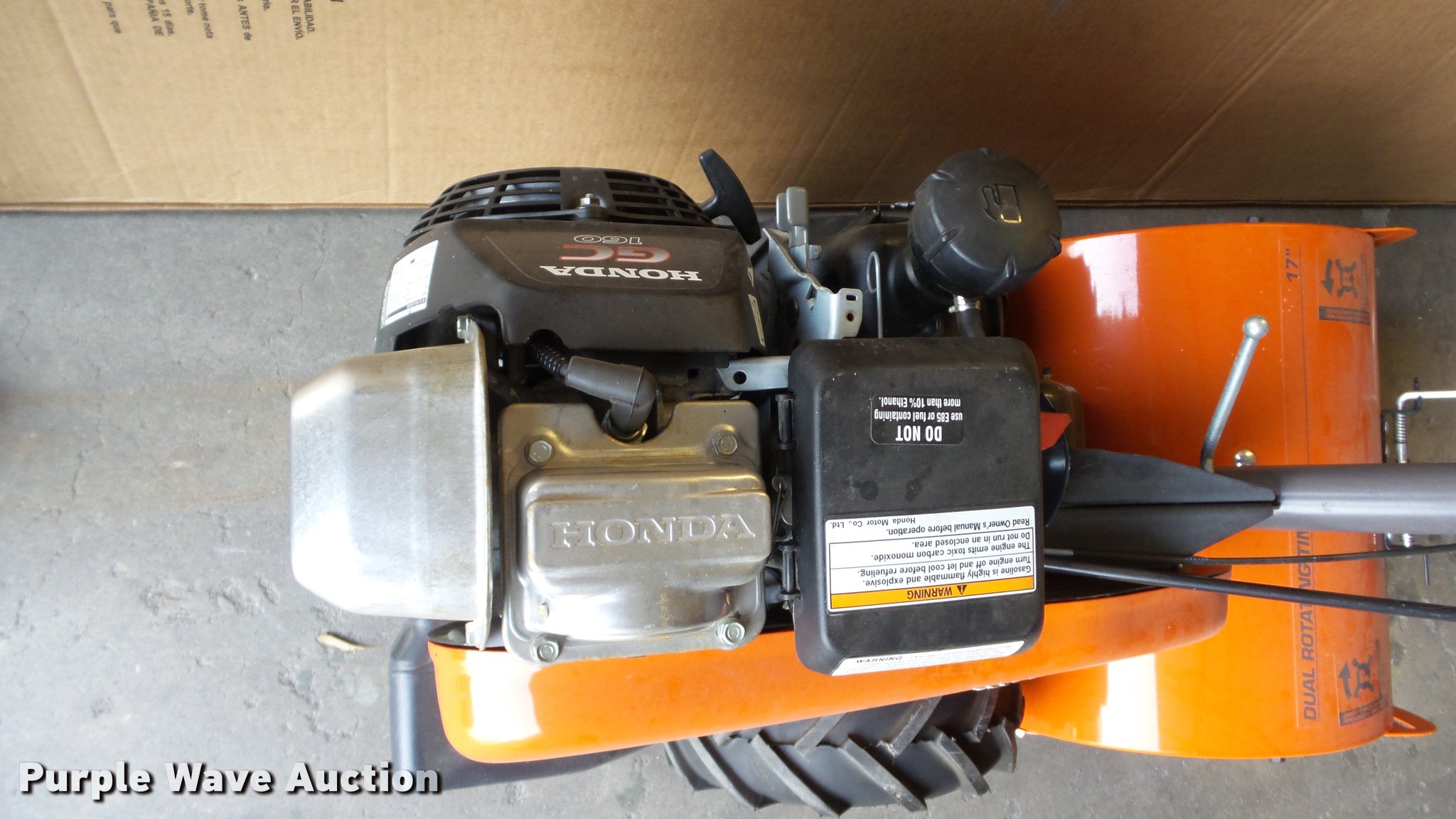 Husqvarna DRT900H tiller in Manhattan, KS Item BY9053 sold Purple Wave