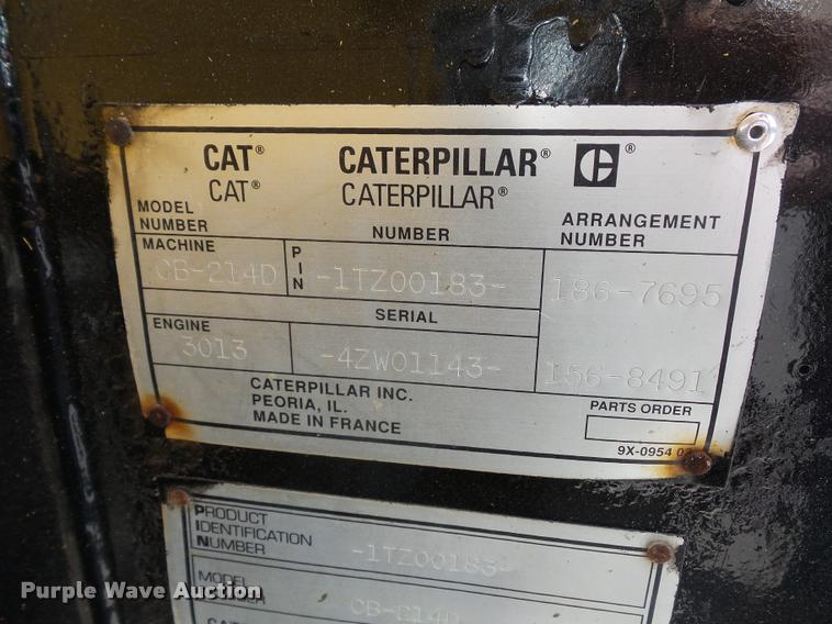 image for item BH9289 2000 Caterpillar CB-241D double drum roller