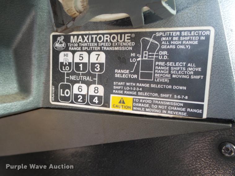 image for item DA0592 1997 Mack CH613 dump truck