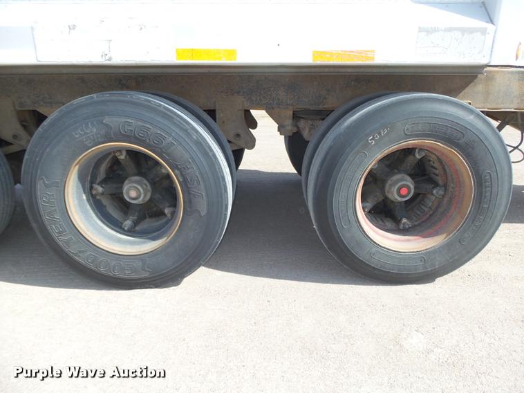 image for item DA0593 1992 Cornhusker 800 end dump pup trailer