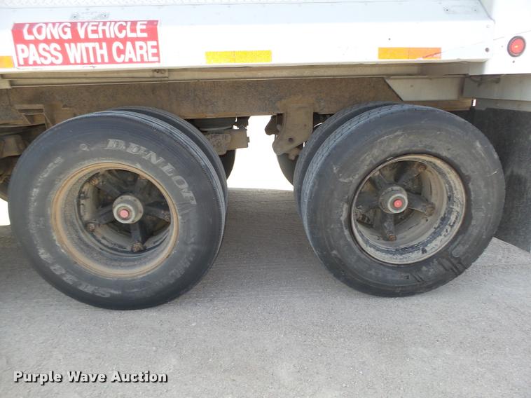 image for item DA0593 1992 Cornhusker 800 end dump pup trailer