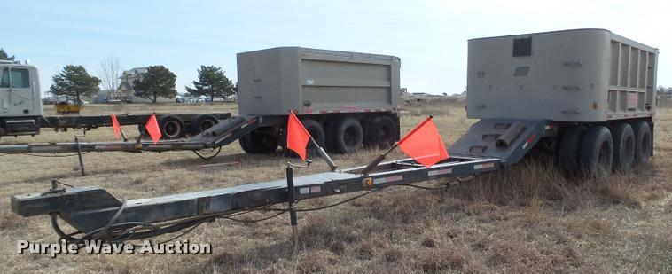 image for item DA0594 1994 Cornhusker end dump pup trailer