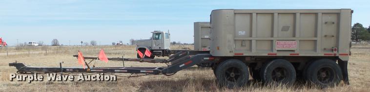 image for item DA0594 1994 Cornhusker end dump pup trailer
