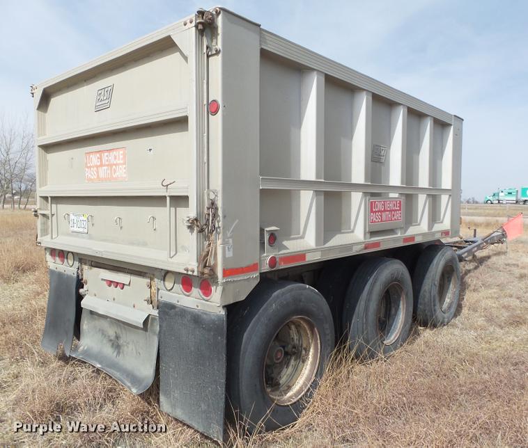 image for item DA0594 1994 Cornhusker end dump pup trailer