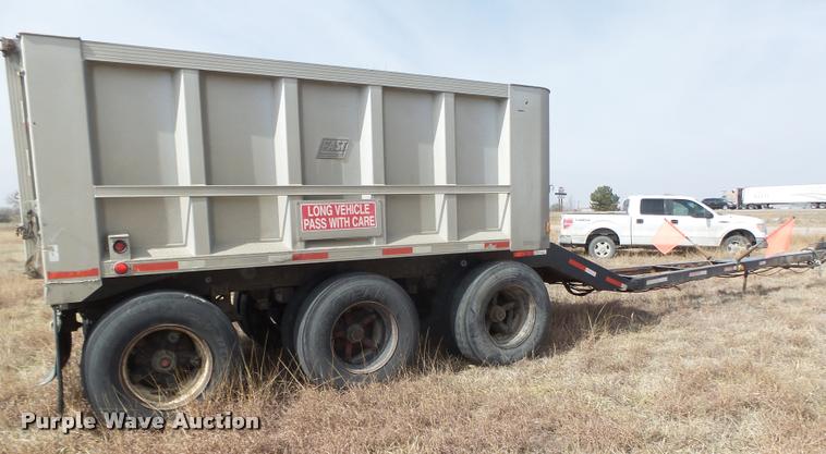 image for item DA0594 1994 Cornhusker end dump pup trailer