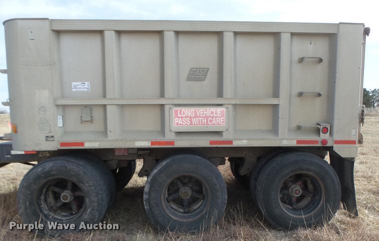 image for item DA0594 1994 Cornhusker end dump pup trailer