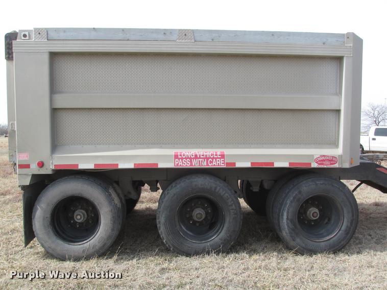 image for item DA0595 1994 Cornhusker 800 end dump pup trailer