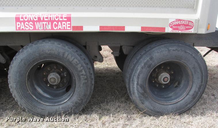 image for item DA0595 1994 Cornhusker 800 end dump pup trailer