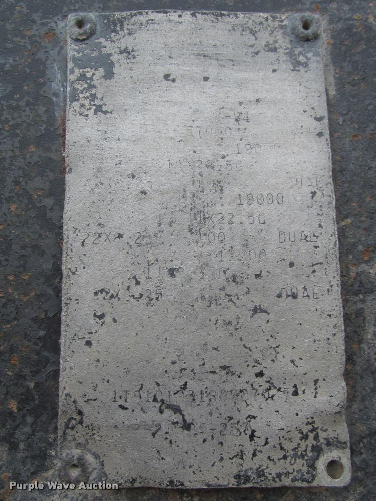 image for item DA0595 1994 Cornhusker 800 end dump pup trailer