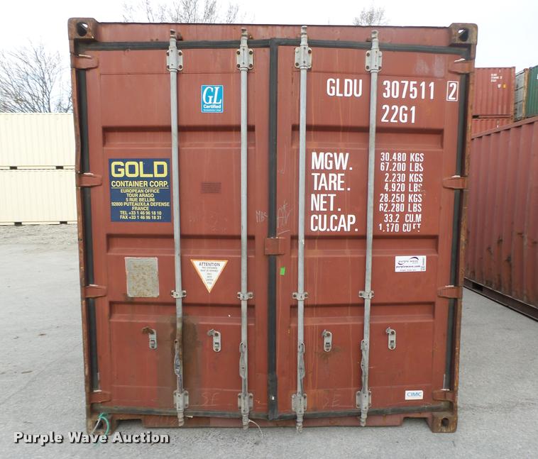 image for item DA0607 2004 Gold container