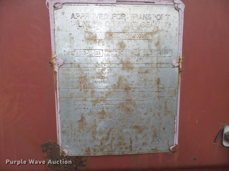 image for item DA0607 2004 Gold container