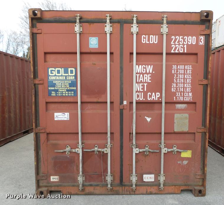 image for item DA0608 2002 Gold container