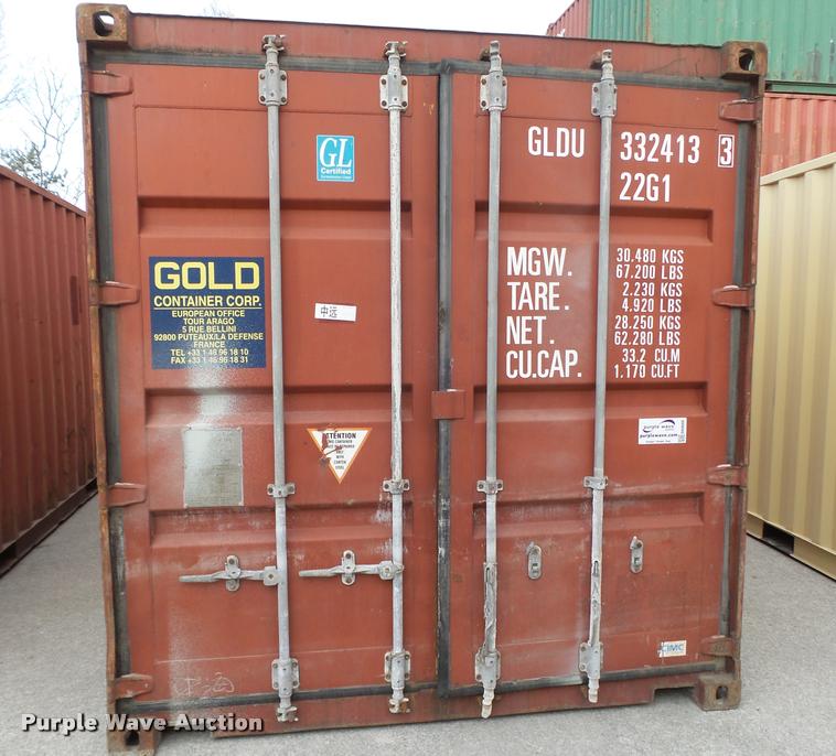 image for item DA0609 2006 Gold container