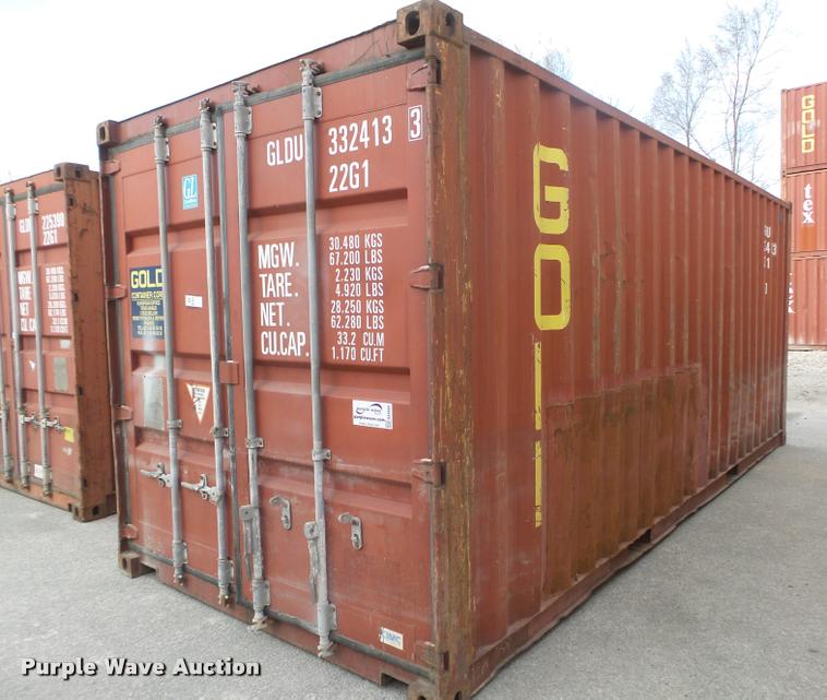 image for item DA0609 2006 Gold container