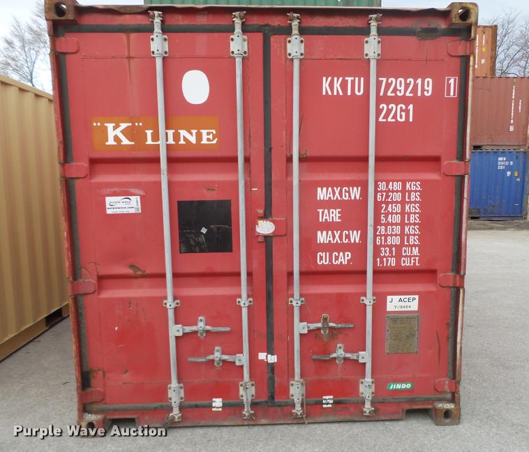 image for item DA0611 2002 K Line container