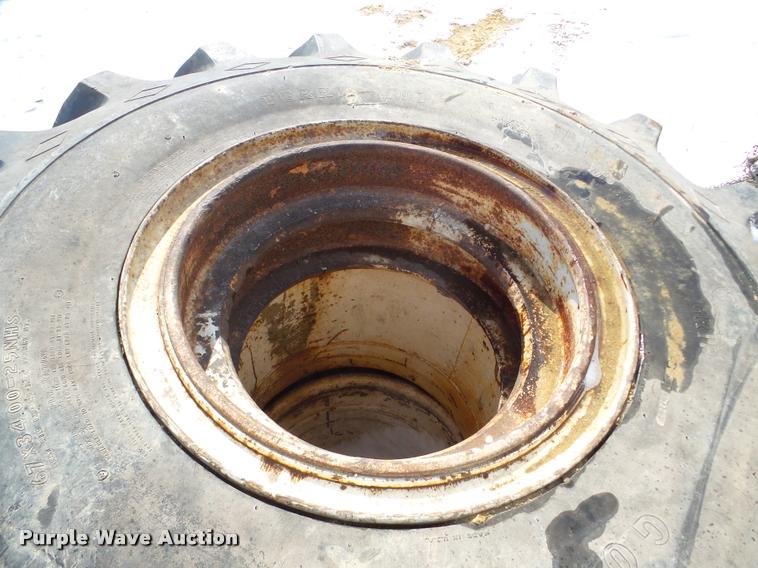 image for item DA1752 (2) Goodyear 67 x 34.00-25NHS tires