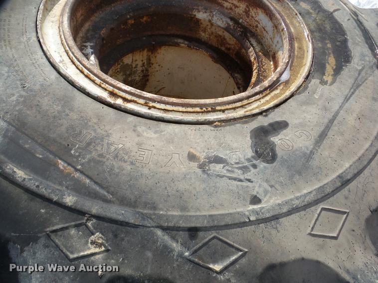 image for item DA1752 (2) Goodyear 67 x 34.00-25NHS tires