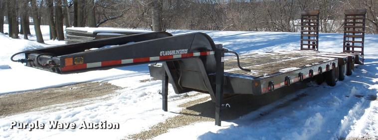 image for item DA1766 1965 Hyster R35T63-TIN lowboy equipment trailer