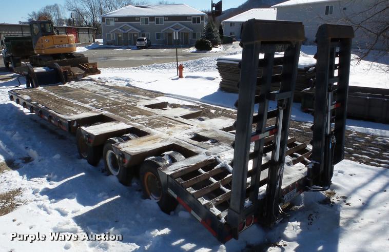 image for item DA1766 1965 Hyster R35T63-TIN lowboy equipment trailer