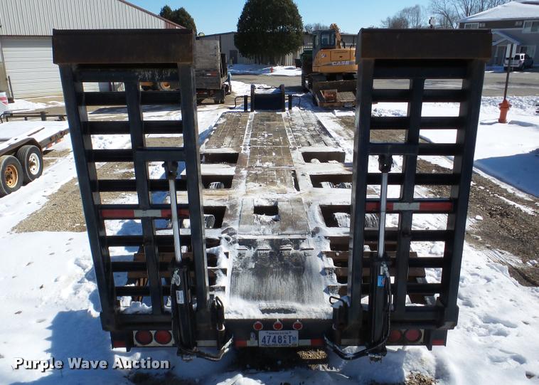 image for item DA1766 1965 Hyster R35T63-TIN lowboy equipment trailer