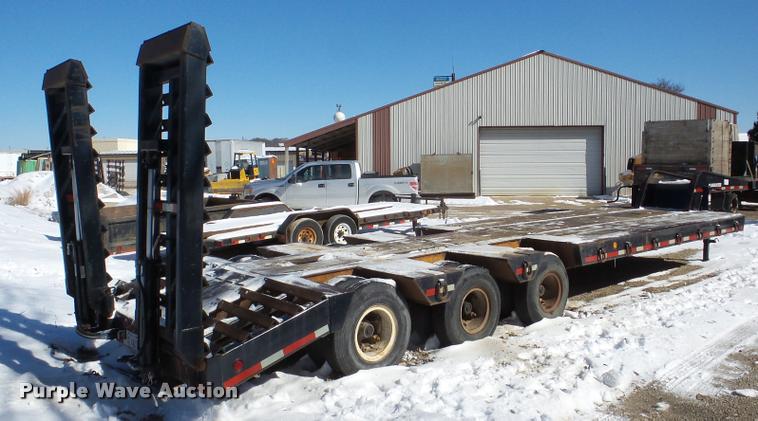 image for item DA1766 1965 Hyster R35T63-TIN lowboy equipment trailer