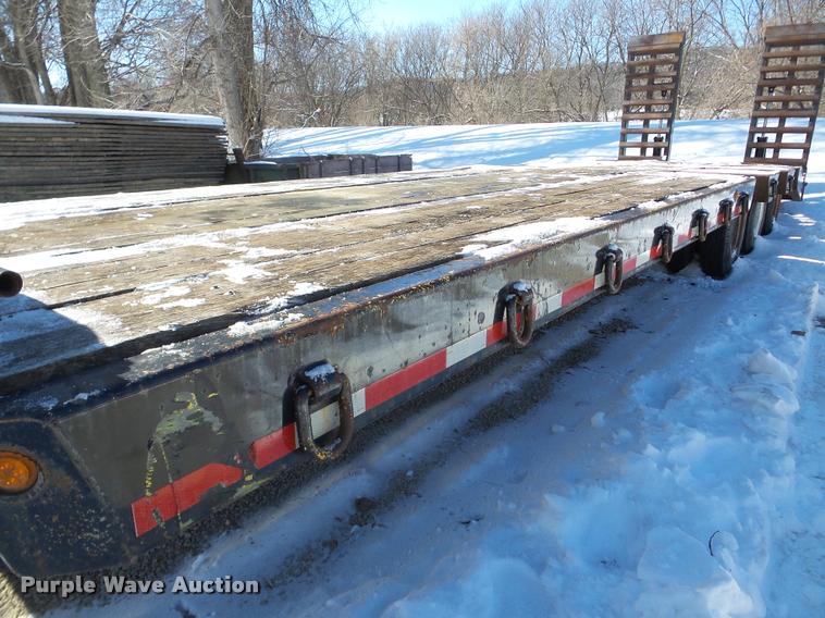 image for item DA1766 1965 Hyster R35T63-TIN lowboy equipment trailer