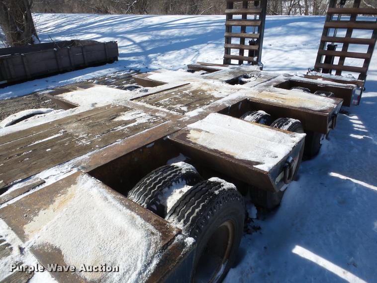 image for item DA1766 1965 Hyster R35T63-TIN lowboy equipment trailer