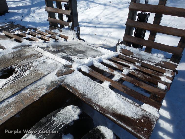 image for item DA1766 1965 Hyster R35T63-TIN lowboy equipment trailer