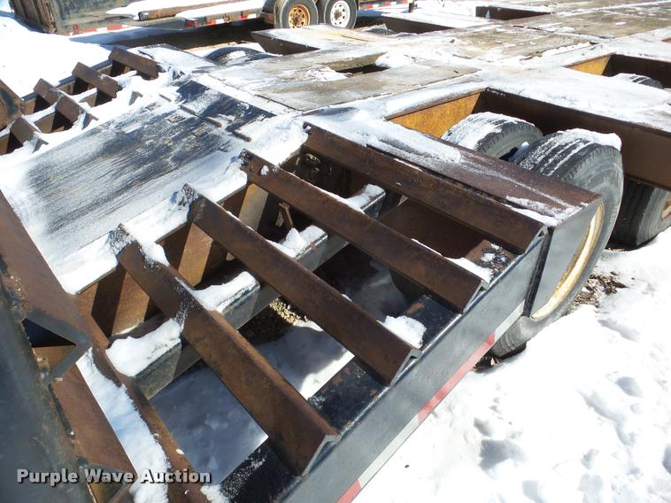 image for item DA1766 1965 Hyster R35T63-TIN lowboy equipment trailer
