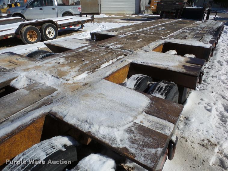 image for item DA1766 1965 Hyster R35T63-TIN lowboy equipment trailer