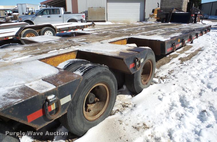 image for item DA1766 1965 Hyster R35T63-TIN lowboy equipment trailer