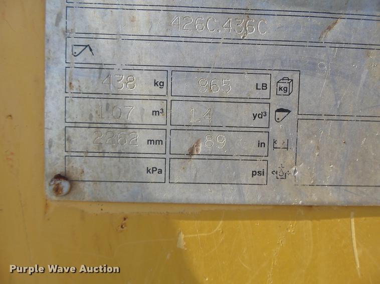 image for item DA9426 2001 Caterpillar 420D backhoe