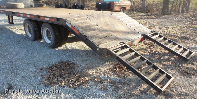 image for item DB0546 1995 shop built equipment trailer
