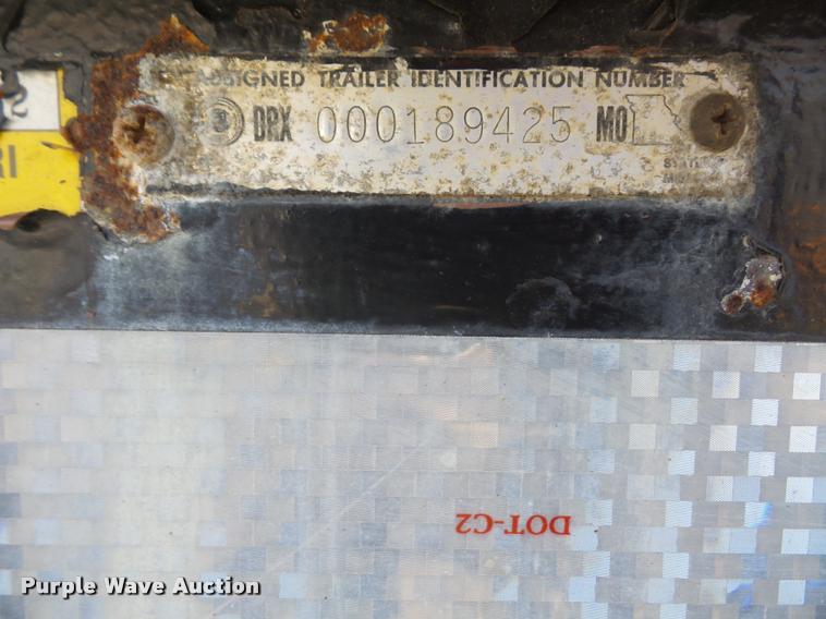 image for item DB0546 1995 shop built equipment trailer