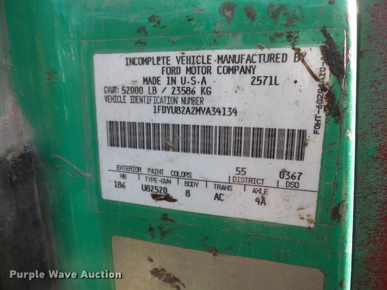 image for item DB1503 1991 Ford LT8000 dump truck