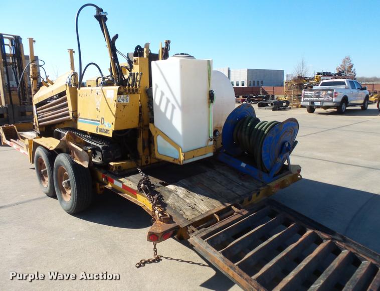 image for item DC9513 1999 Vermeer D7X11A Navigator directional drill and trailer