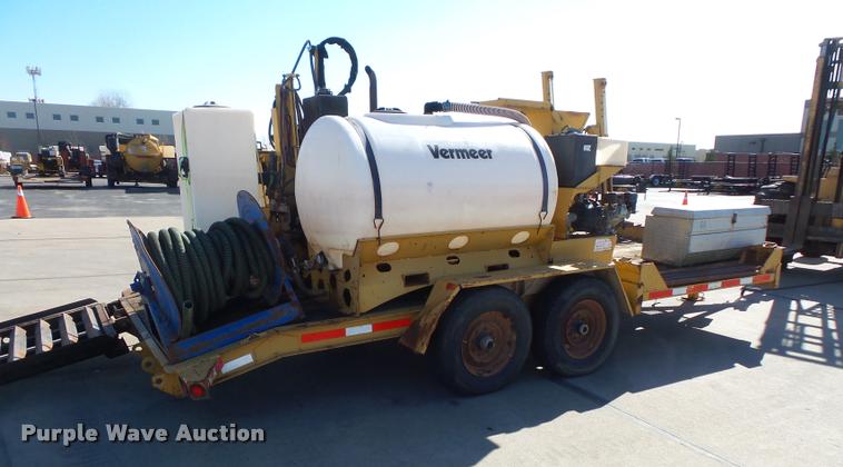 image for item DC9513 1999 Vermeer D7X11A Navigator directional drill and trailer