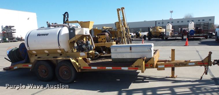 image for item DC9513 1999 Vermeer D7X11A Navigator directional drill and trailer