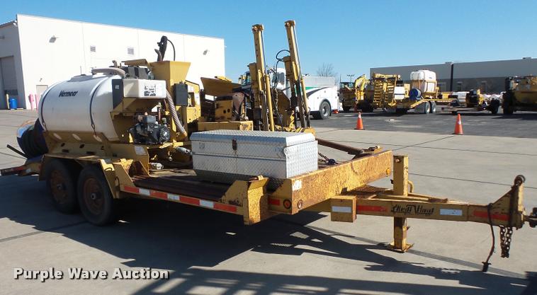 image for item DC9513 1999 Vermeer D7X11A Navigator directional drill and trailer