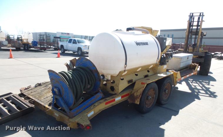 image for item DC9513 1999 Vermeer D7X11A Navigator directional drill and trailer