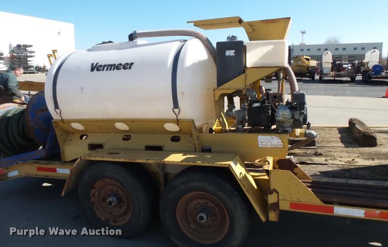 image for item DC9513 1999 Vermeer D7X11A Navigator directional drill and trailer