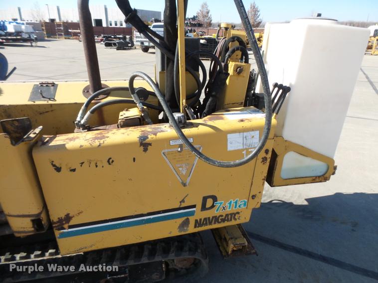 image for item DC9513 1999 Vermeer D7X11A Navigator directional drill and trailer