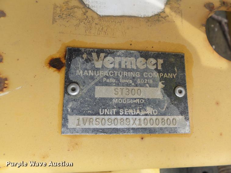 image for item DC9513 1999 Vermeer D7X11A Navigator directional drill and trailer