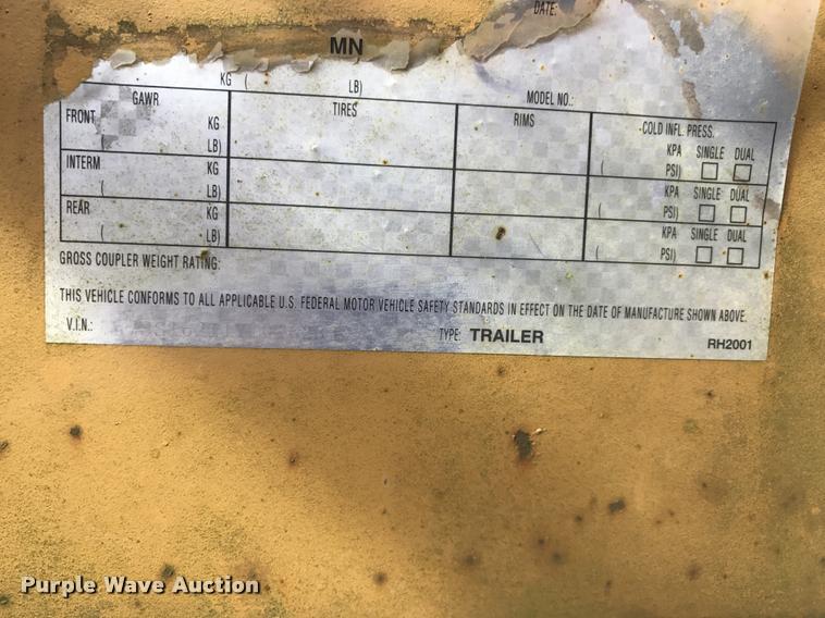 image for item DC9513 1999 Vermeer D7X11A Navigator directional drill and trailer