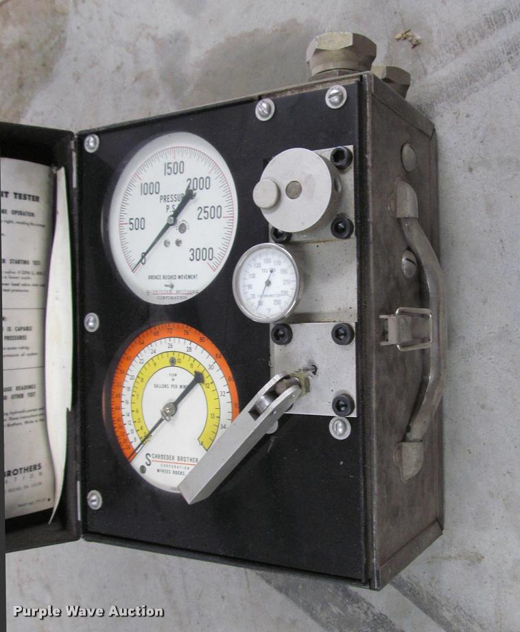 Schroeder Brothers hydraulic circuit tester in Leavenworth, KS Item