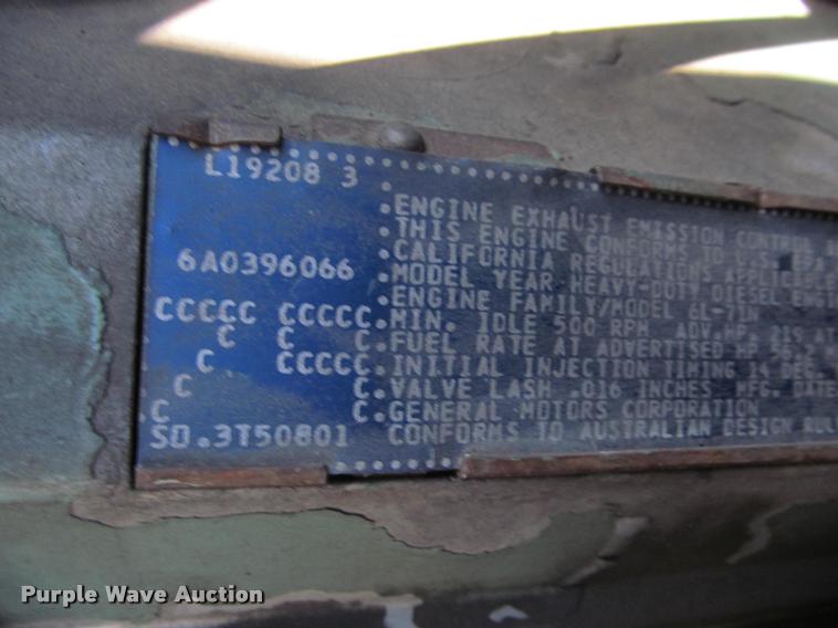 image for item J2618 1978 GMC Brigadier pump truck